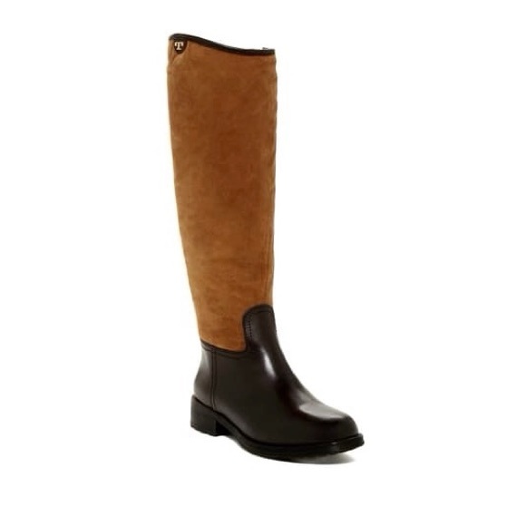 Tory Burch Kensington Genuine Shearling Lined Riding Boot  Size 6.5 NWOT - Picture 11 of 11